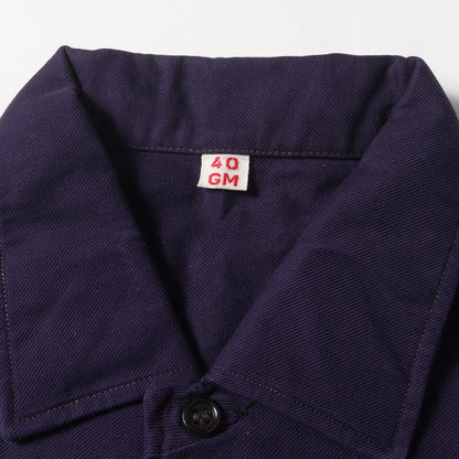 70s フランス軍実物 コットンツイル ワークシャツ