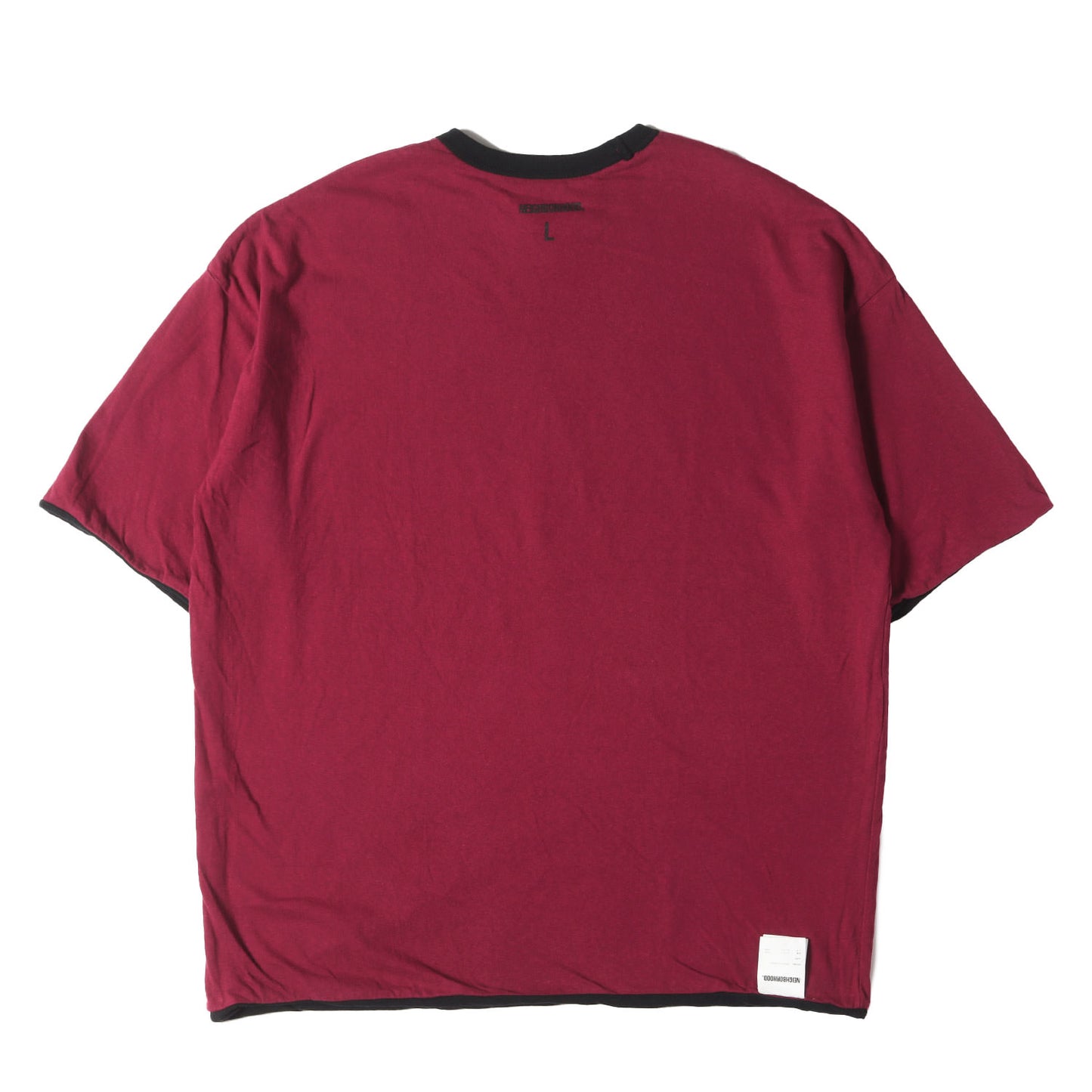 23AW ミリタリーロゴ リバーシブル Tシャツ(REVERSIBLE CREWNECK SS)