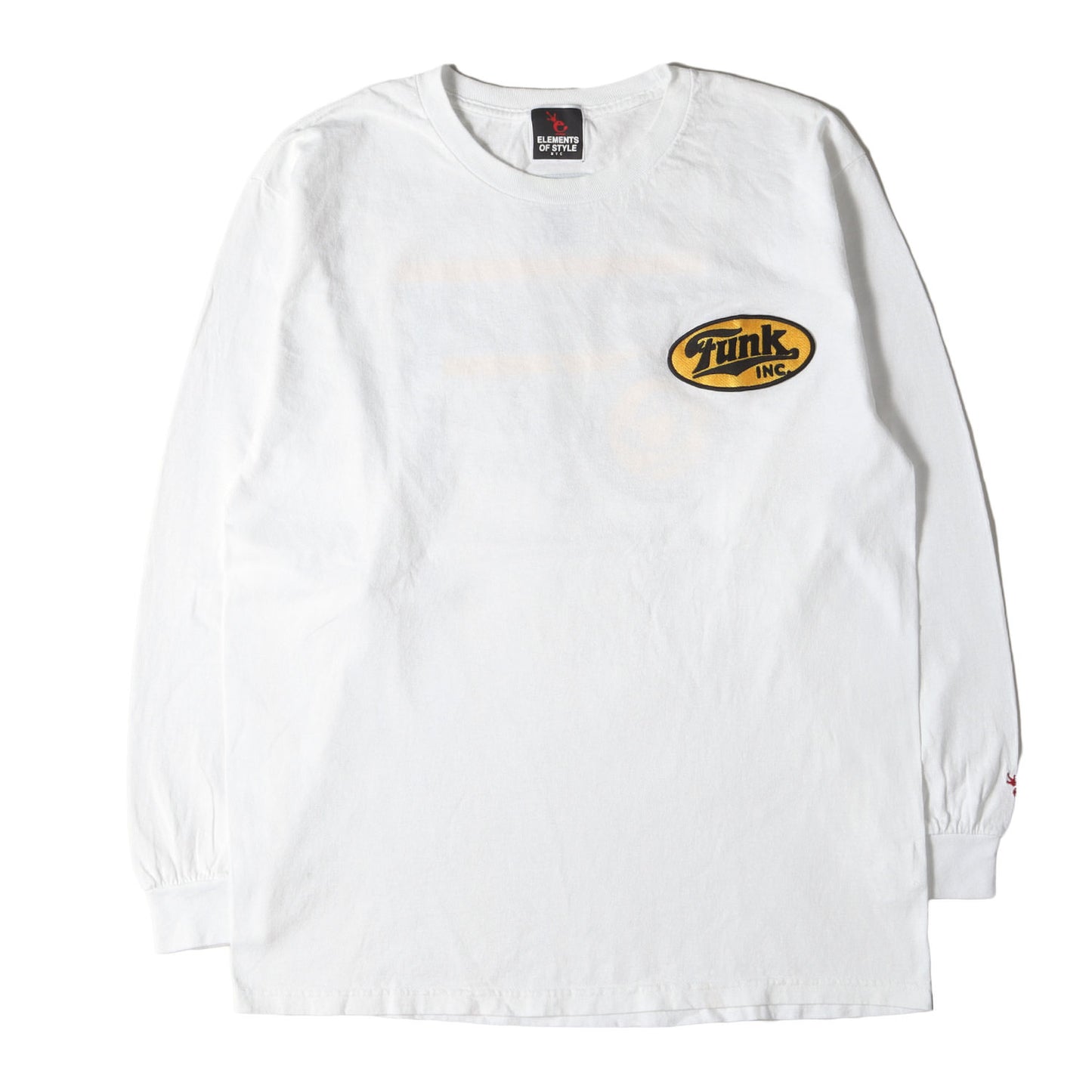 21AW ×ELEMENTS OF STYLE FUNKワッペン ロングスリーブ Tシャツ(Funk INC LS)
