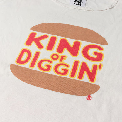 23SS パロディーロゴ ベースボール 7分袖 ヘビー Tシャツ(KING OF DIGGIN' BASEBALL CS)
