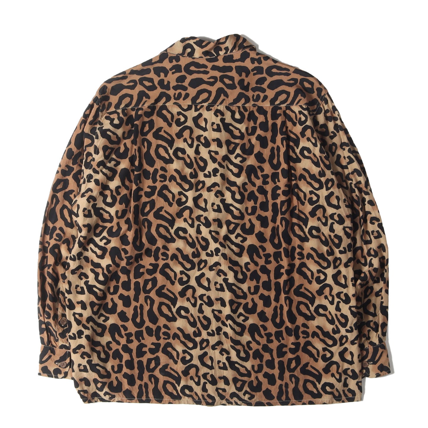 21AW レオパード柄 オープンカラー レーヨンシャツ(LEOPARD OPEN COLLAR SHIRT)