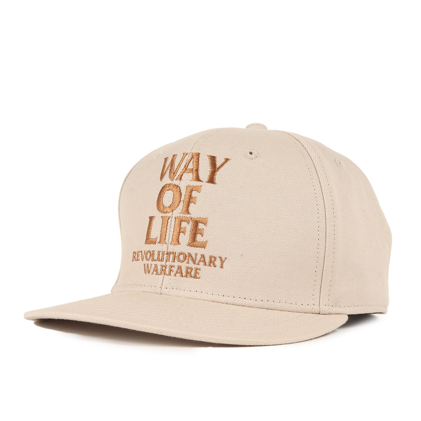 22SS WAY OF LIFEロゴ 6パネルキャップ(EMBROIDERY CAP)