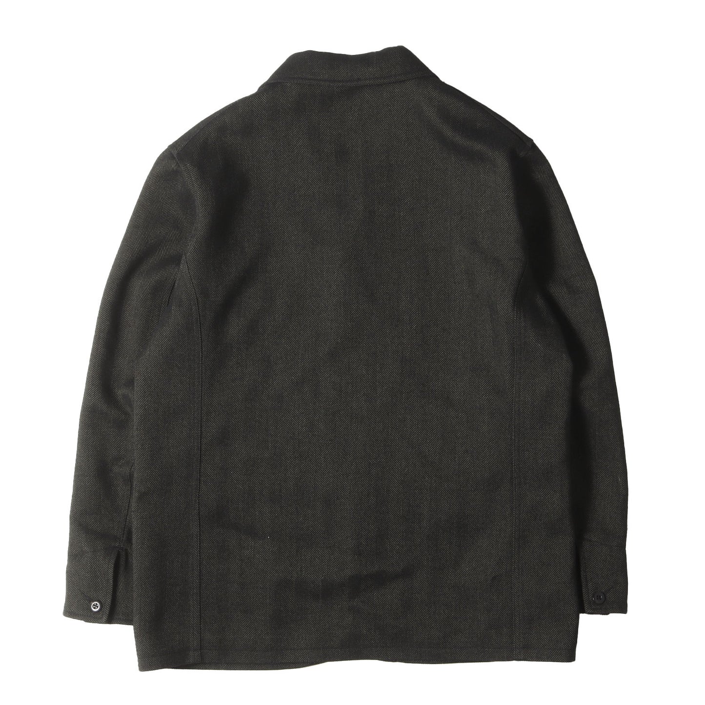 ヘリンボーンツイード 3つボタン ワークジャケット(WOOLY TWEED HERRINGBONE JACKET)