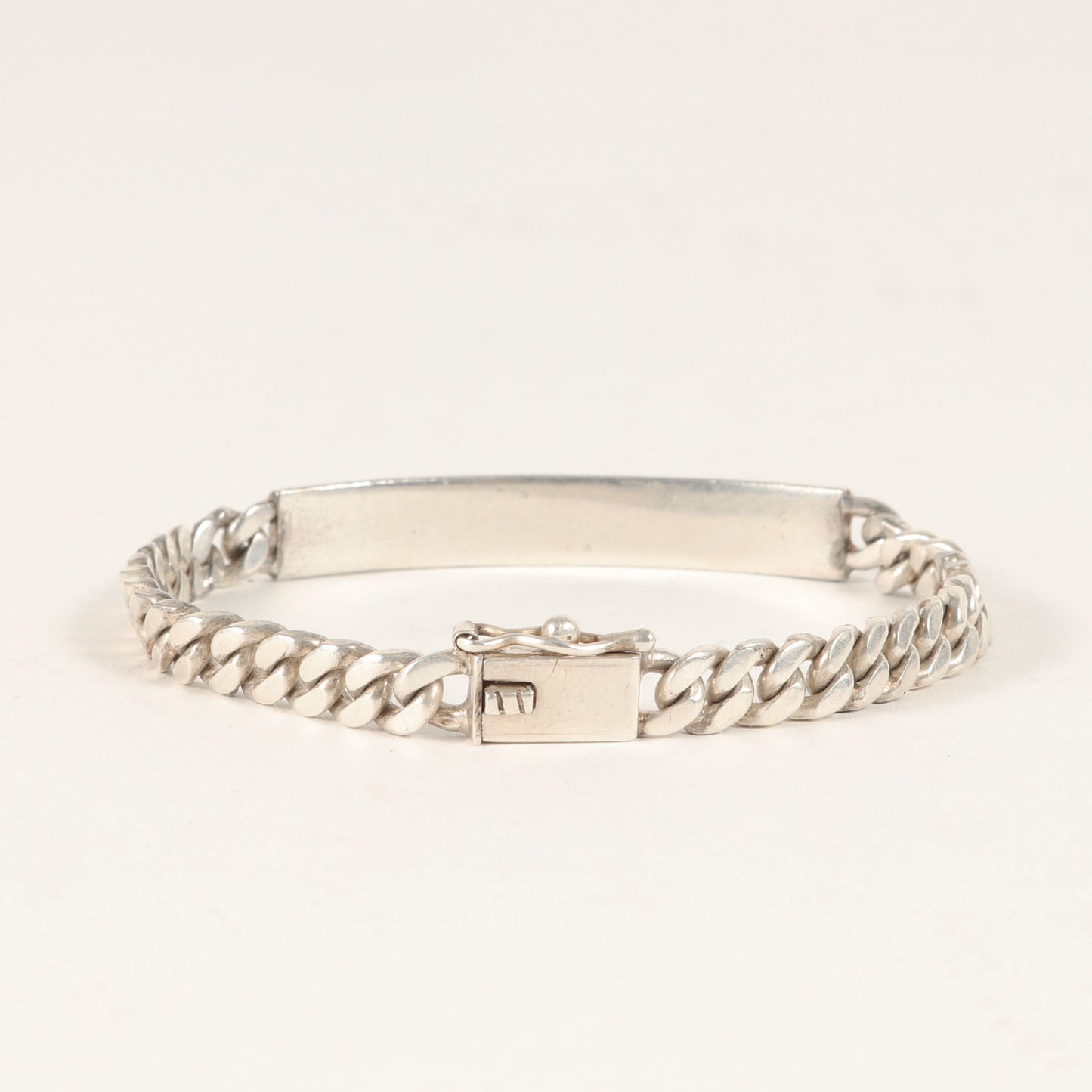 喜平チェーン シルバー IDブレスレット