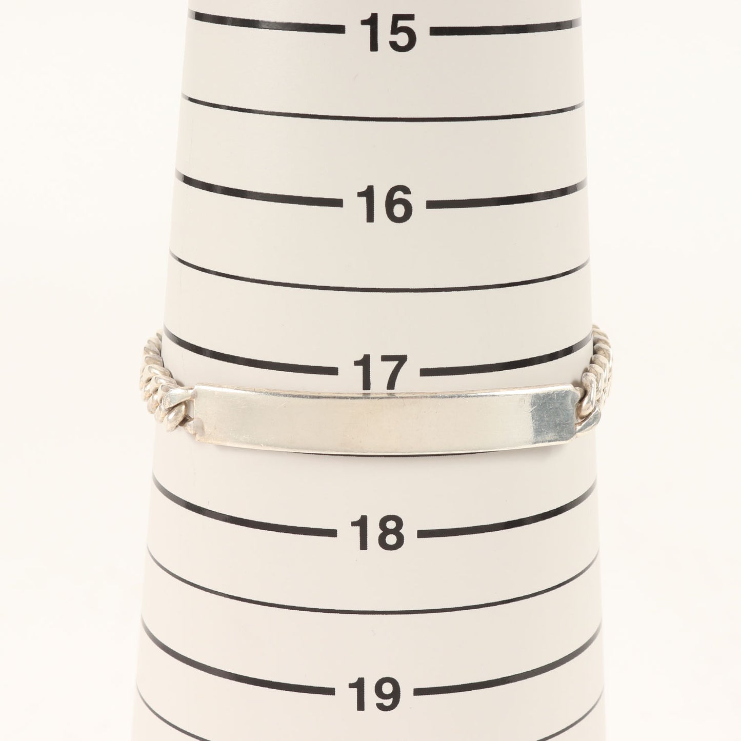 喜平チェーン シルバー IDブレスレット