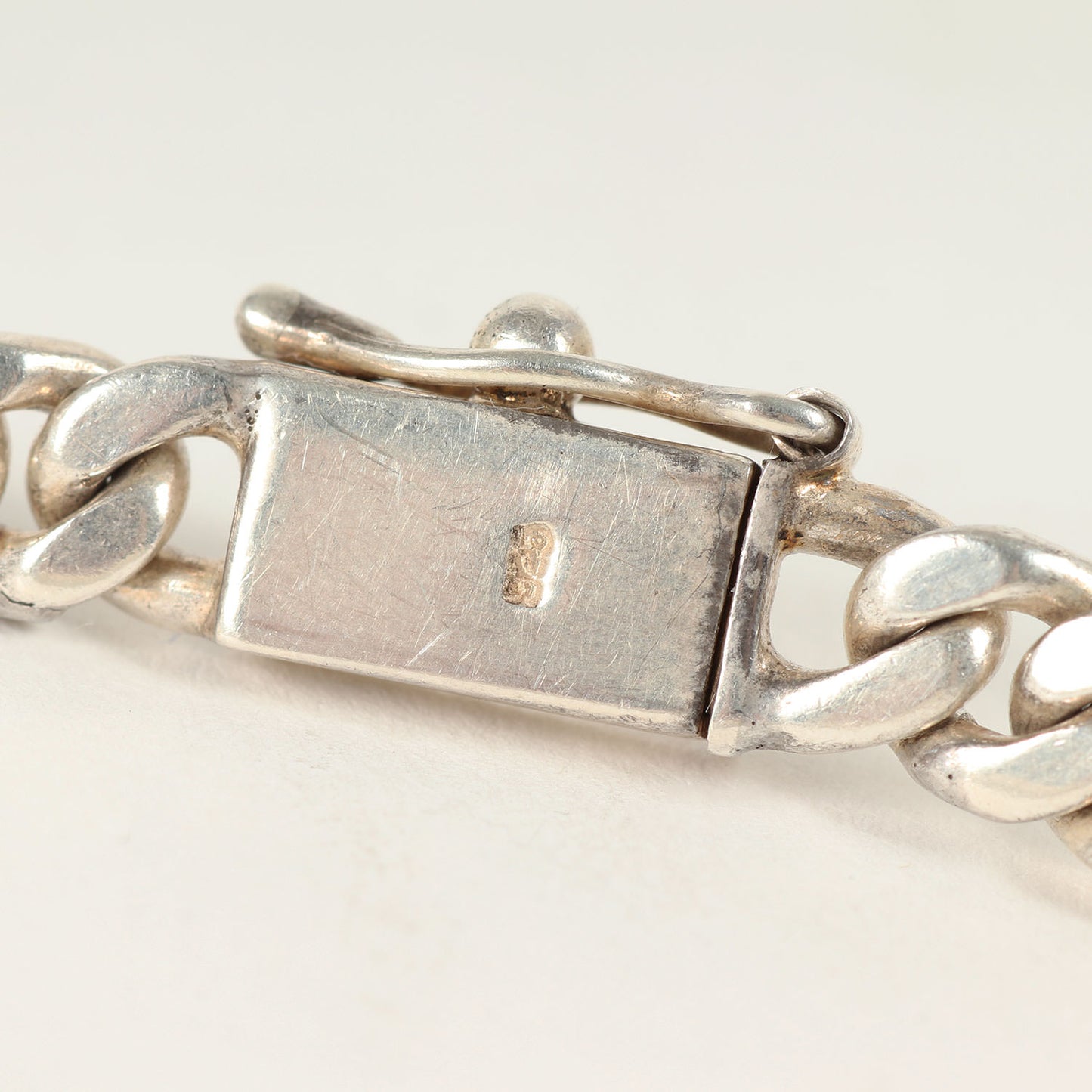 喜平チェーン シルバー IDブレスレット