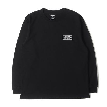 ブランドロゴ ロングスリーブ Tシャツ(BAR & SHIELD / C-TEE. LS)
