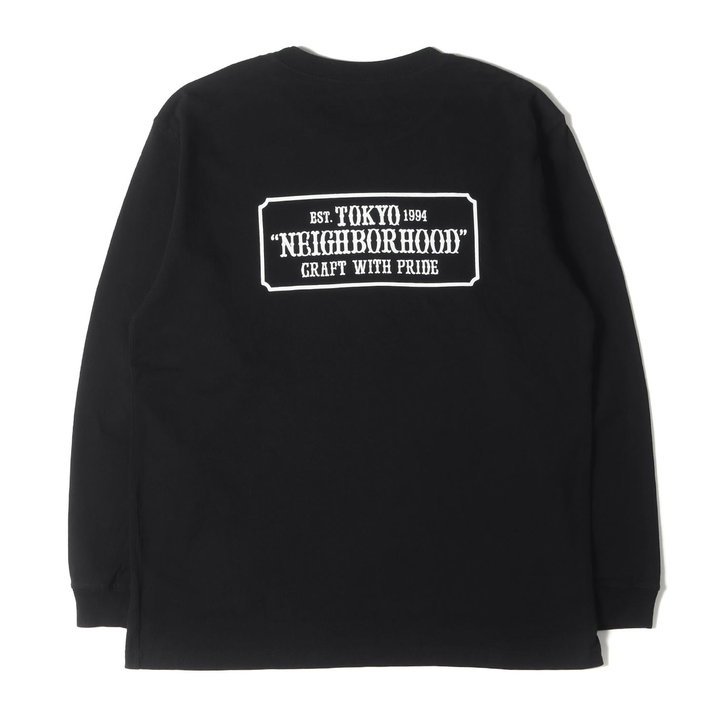 ブランドロゴ ロングスリーブ Tシャツ(BAR & SHIELD / C-TEE. LS)
