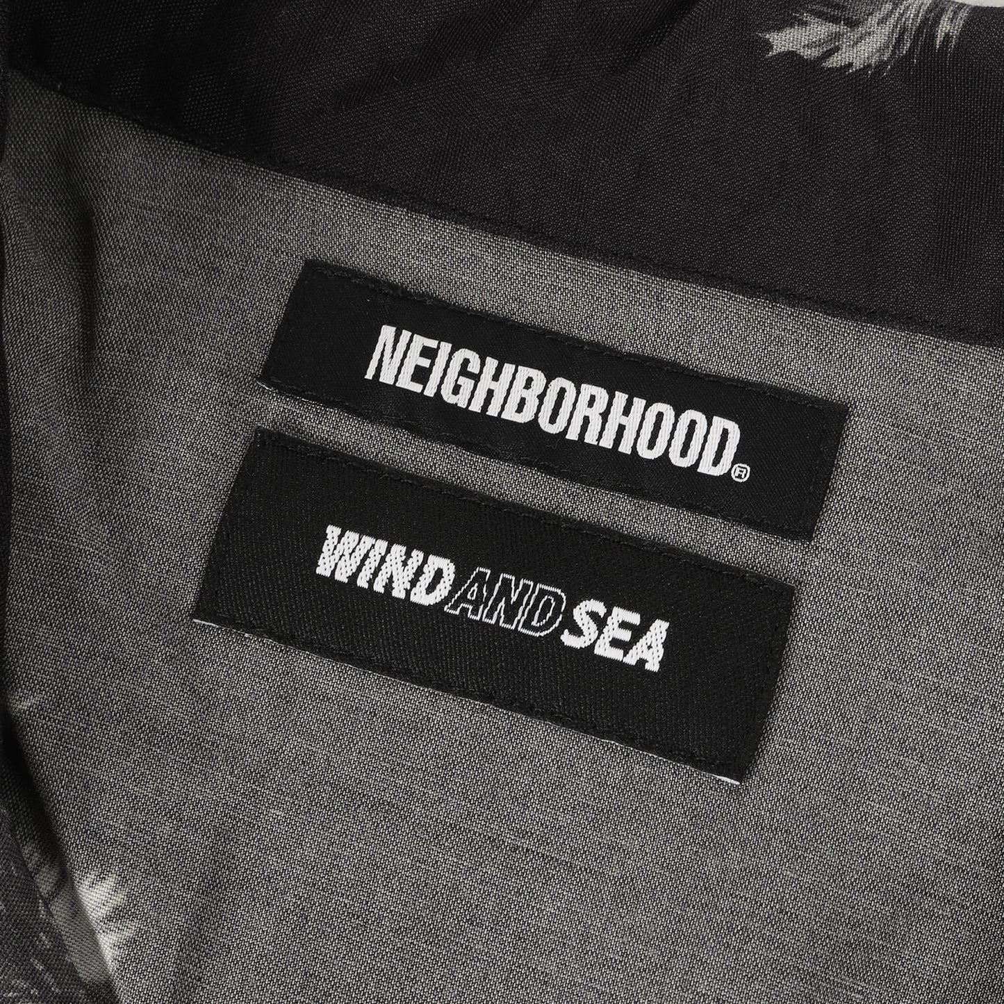 22SS ×WIND AND SEA パームツリー柄 レーヨン アロハシャツ(NHWDS HAWAIIAN / R-SHIRTS.SS)