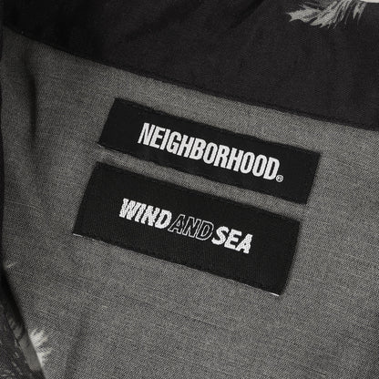 22SS ×WIND AND SEA パームツリー柄 レーヨン アロハシャツ(NHWDS HAWAIIAN / R-SHIRTS.SS)