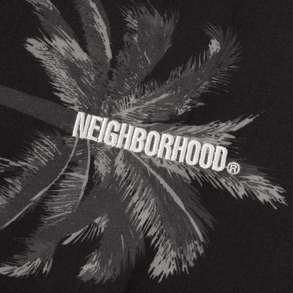 22SS ×WIND AND SEA パームツリー柄 レーヨン アロハシャツ(NHWDS HAWAIIAN / R-SHIRTS.SS)