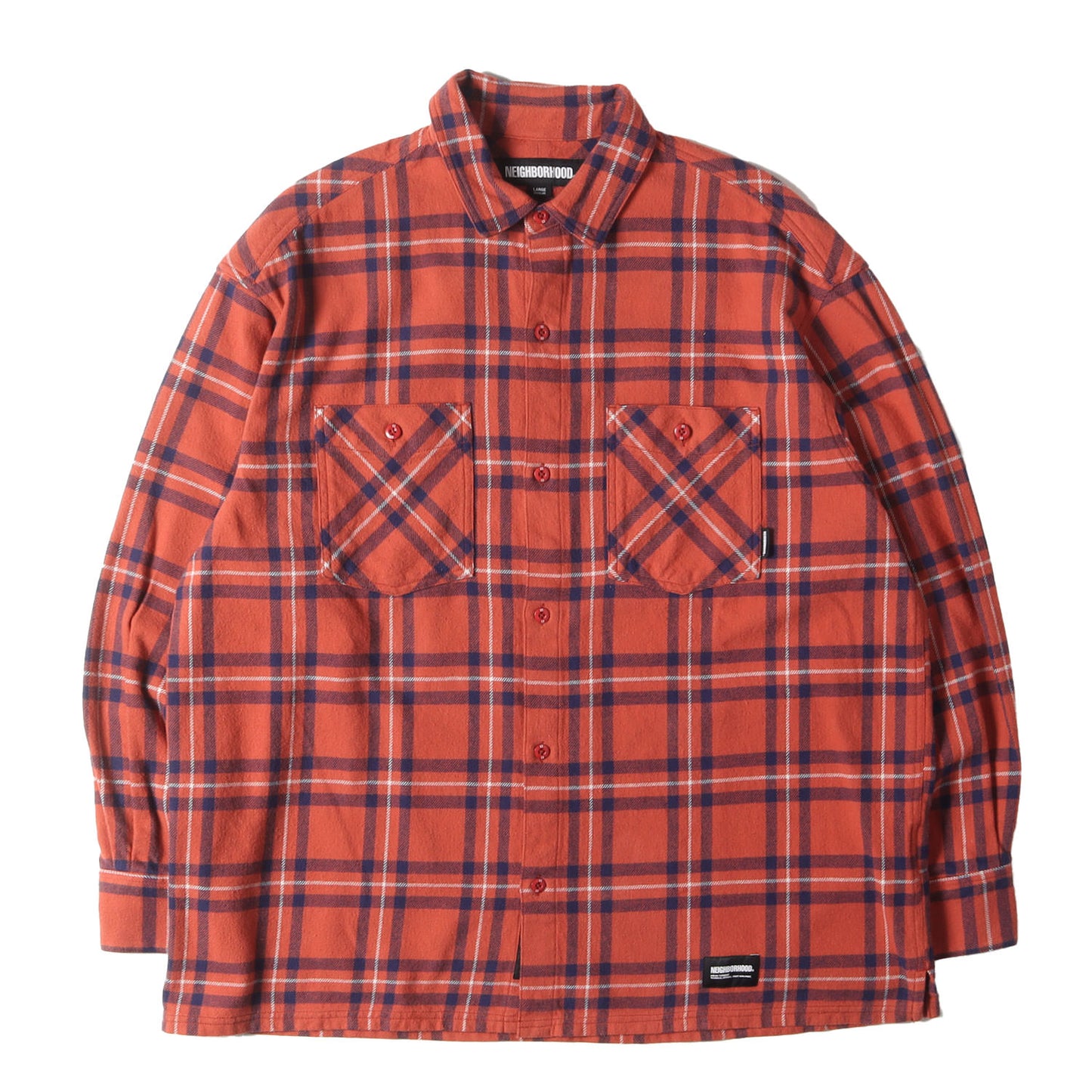23SS タータンチェック フランネルシャツ(TARTAN CHECK SHIRT LS)