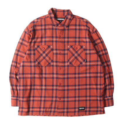 23SS タータンチェック フランネルシャツ(TARTAN CHECK SHIRT LS)