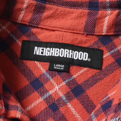 23SS タータンチェック フランネルシャツ(TARTAN CHECK SHIRT LS)