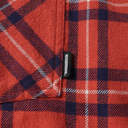 23SS タータンチェック フランネルシャツ(TARTAN CHECK SHIRT LS)