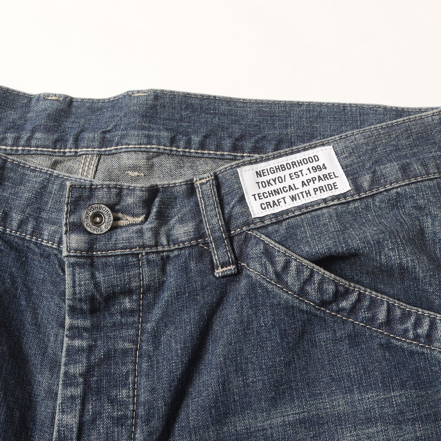 22AW ヴィンテージ加工 ユーティリティ デニムパンツ(SAVAGE UTILITY PANTS)