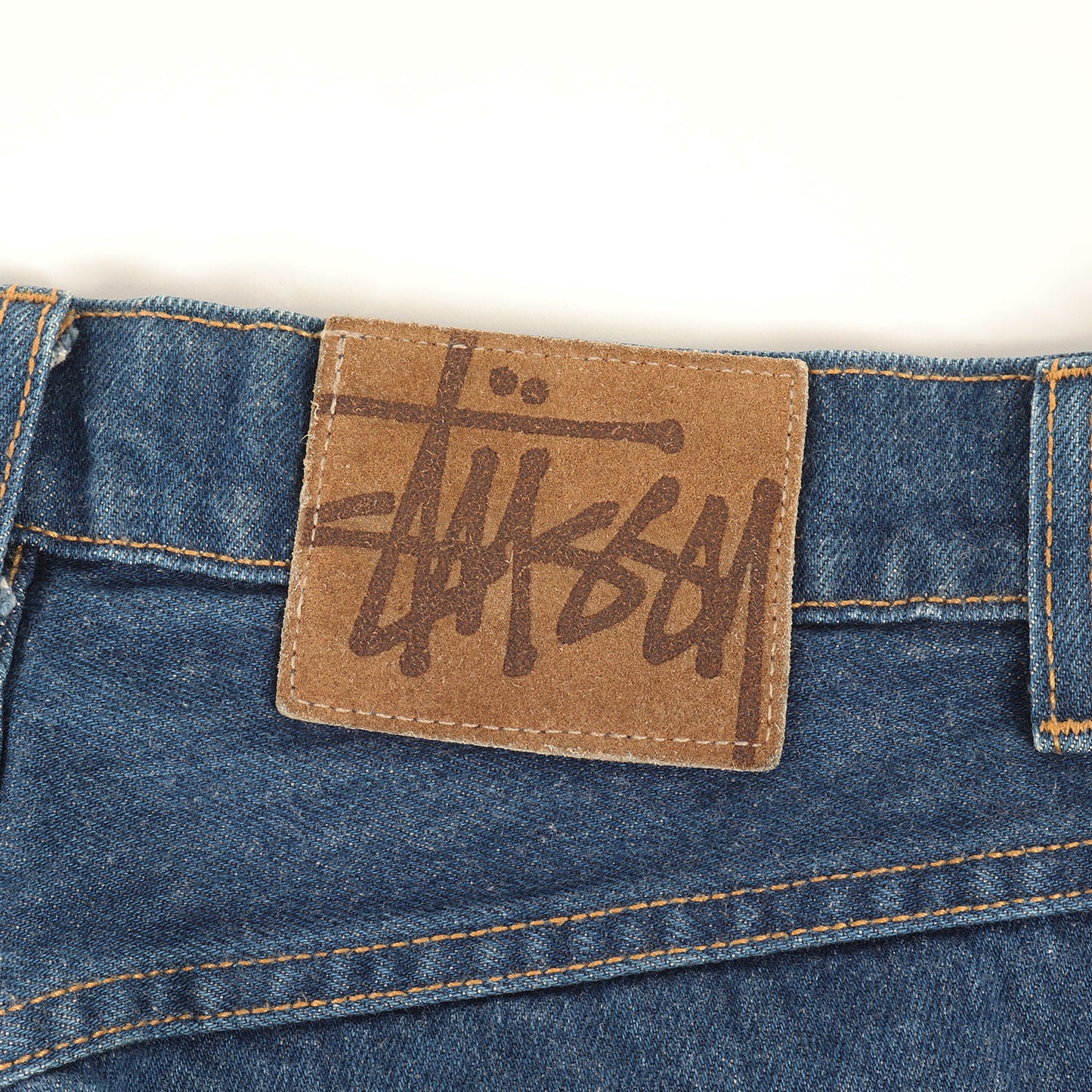 90s OLD STUSSY テーパード デニムパンツ(USA製)