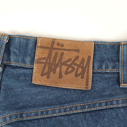 90s OLD STUSSY テーパード デニムパンツ(USA製)