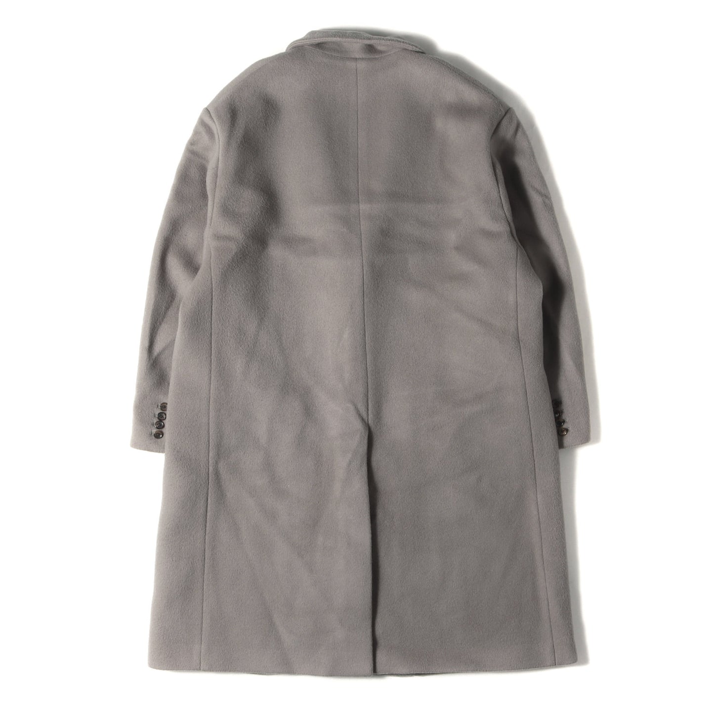23AW メルトンウール 裏地レオパード チェスター フィールドコート(CHESTERFIELD COAT)
