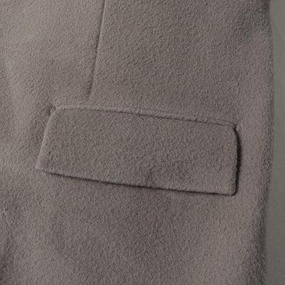23AW メルトンウール 裏地レオパード チェスター フィールドコート(CHESTERFIELD COAT)