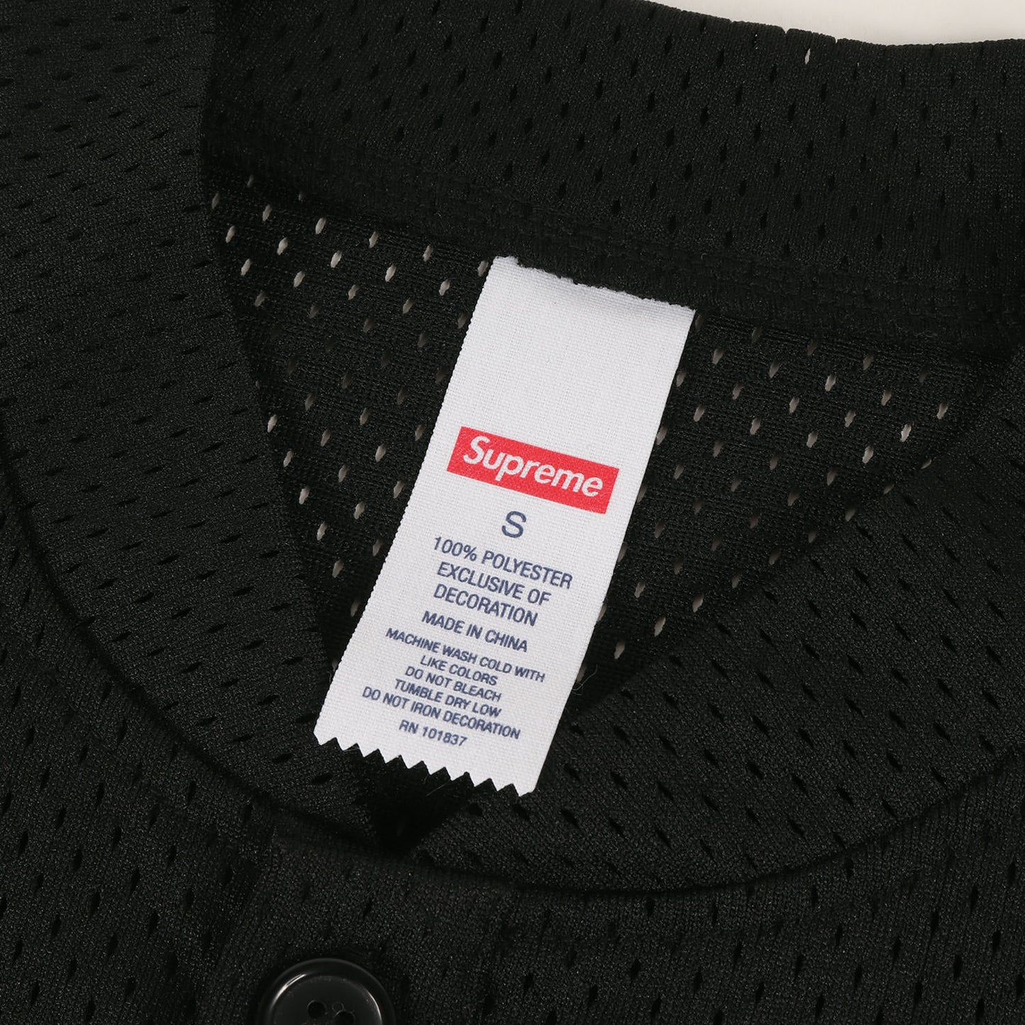 24AW Sロゴ ヘンリーネック メッシュジャージ ベースボールシャツ(S Logo Baseball Henley)