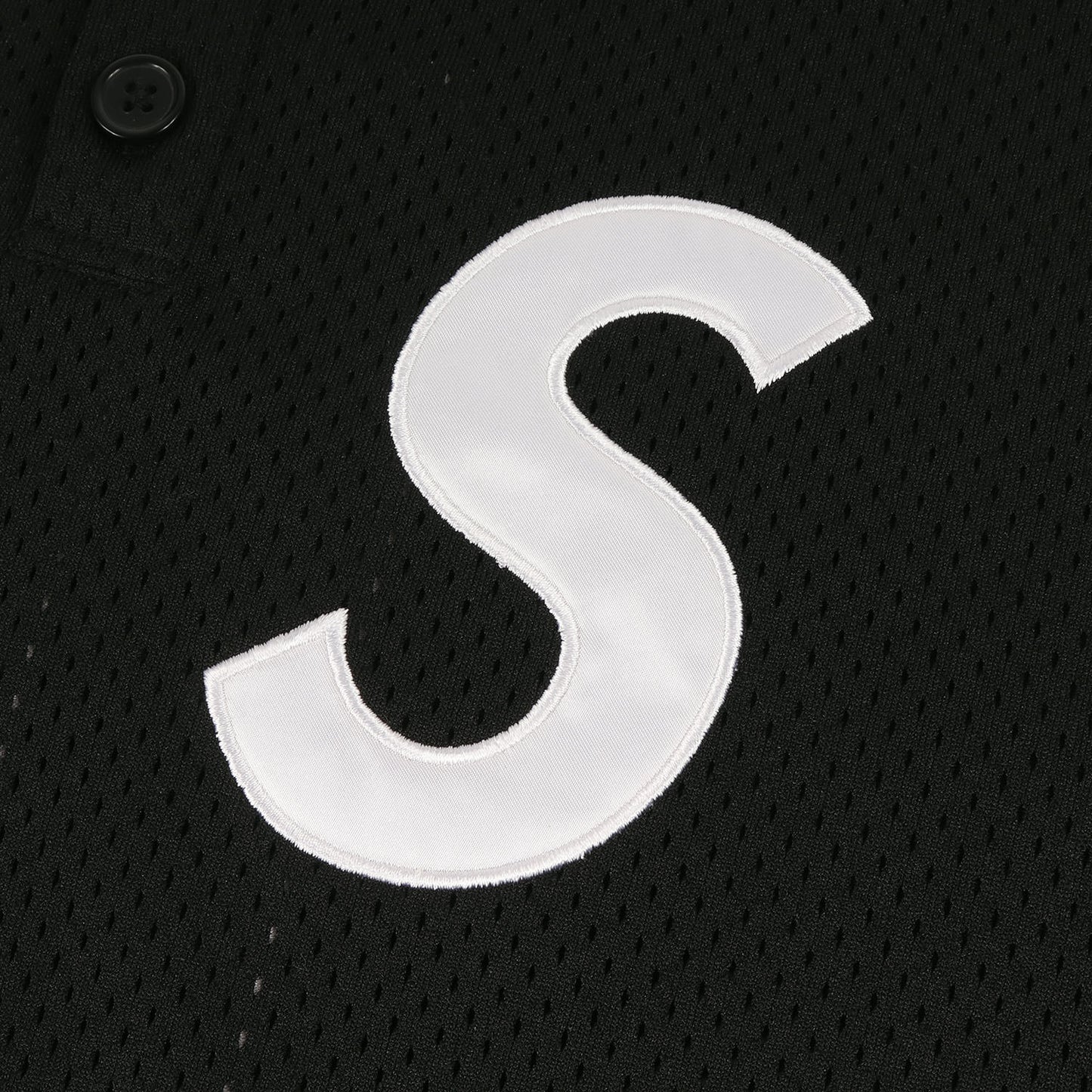 24AW Sロゴ ヘンリーネック メッシュジャージ ベースボールシャツ(S Logo Baseball Henley)