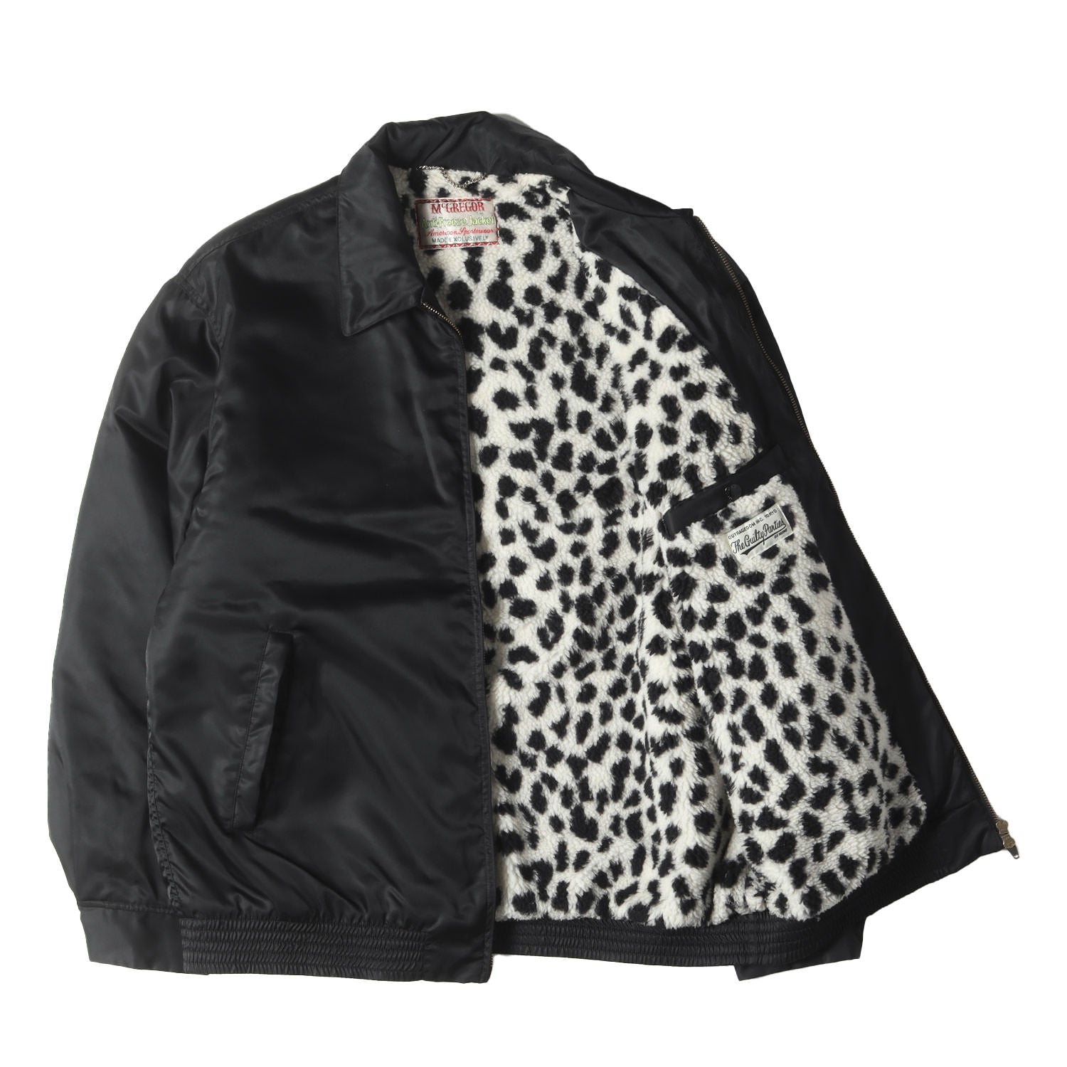 ぽんたろす23⭐︎ワコマリア　ヒョウ柄 ノーカラージャケット WACKO MARIA/NANGA / LEOPARD DOWN JACKET（BEIGE）［レオパード