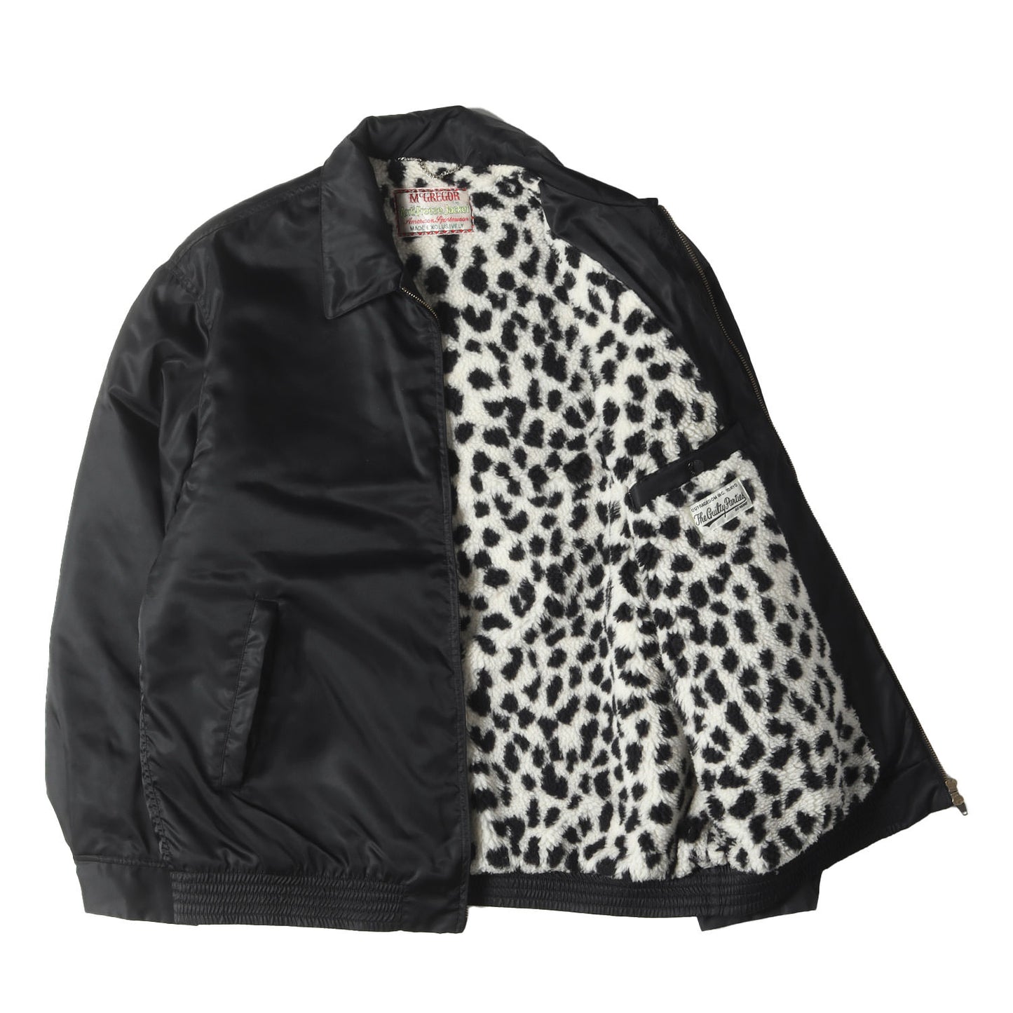 23AW ×McGREGOR 裏地レオパード柄 フリース ナイロンアンチフリーズ ジャケット(NYLON ANTI-FREEZE JACKET)