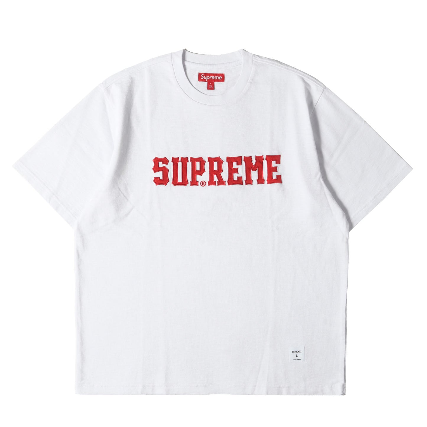 24AW ツイルアップリケロゴ ヘビー Tシャツ(Twill Applique S/S Top)