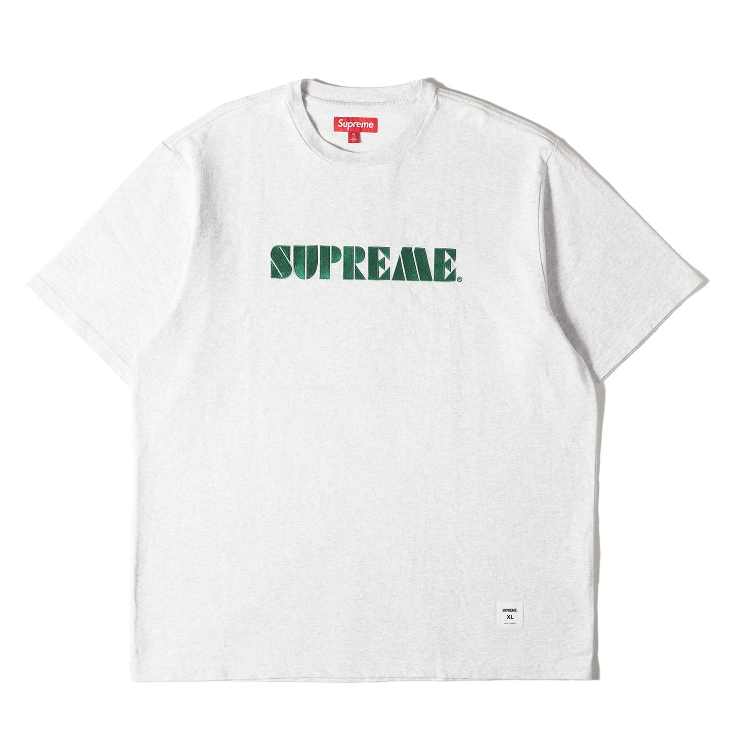 24SS ブランドロゴ刺繍 ヘビー Tシャツ(Stencil Embroidered S/S Top)