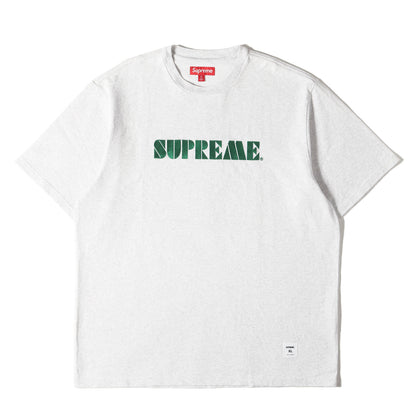 24SS ブランドロゴ刺繍 ヘビー Tシャツ(Stencil Embroidered S/S Top)