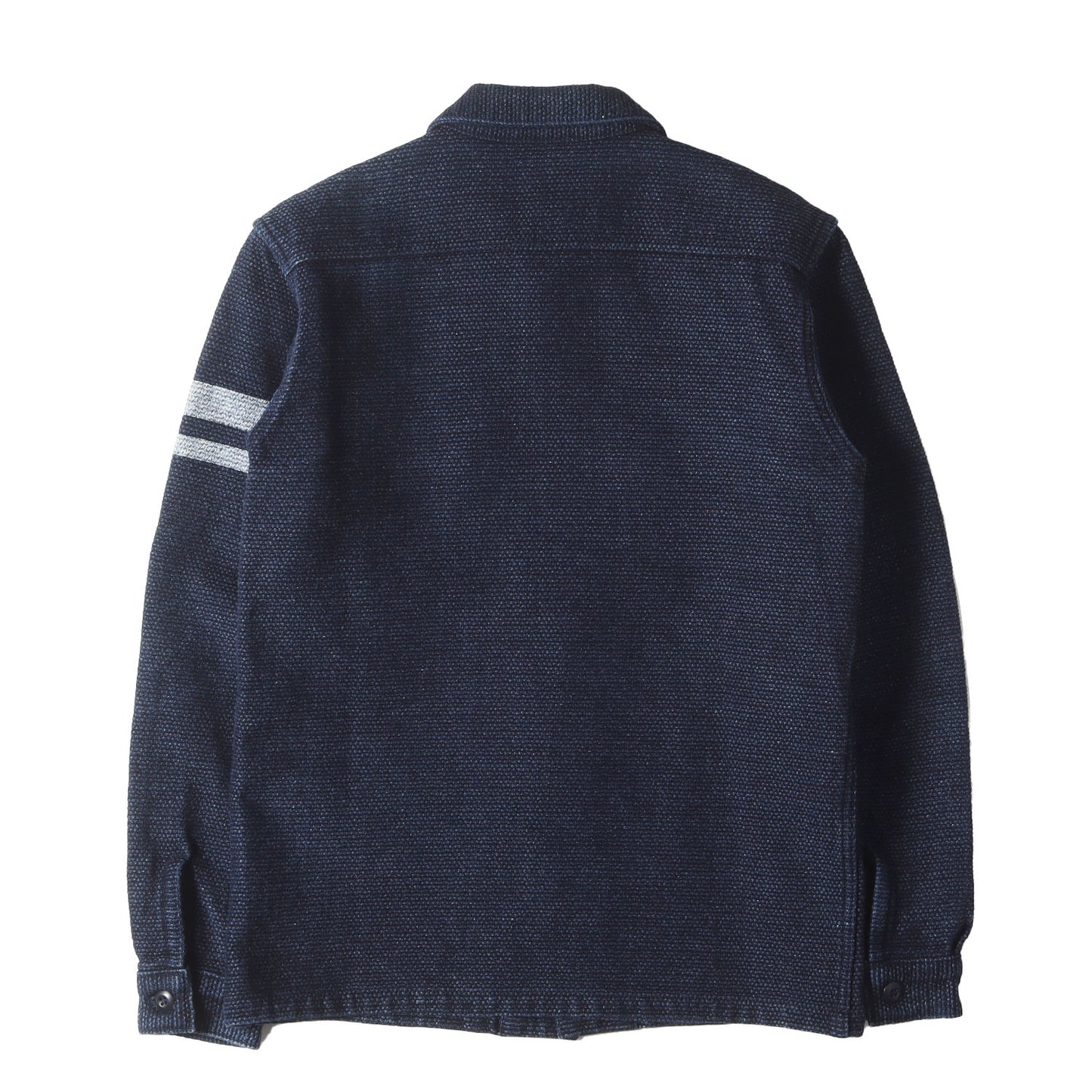 出陣ペイント インディゴ 刺し子 ユーティリティシャツ