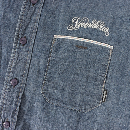 00s セルビッチ付き シャンブレー 半袖シャツ