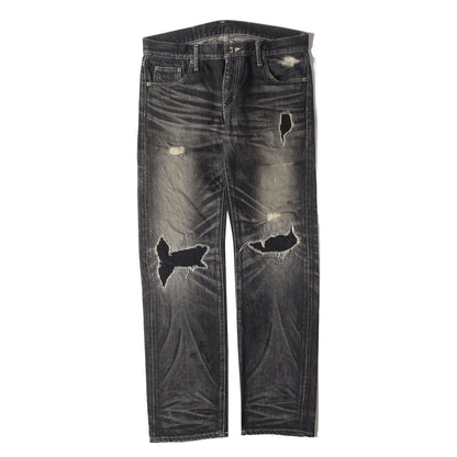 00s ニールダウン サベージ ナロー デニムパンツ(Kneel Down Savage Narrow Denim / 14oz-PT)