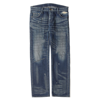 00s グリッド サベージ ナロー デニムパンツ(Grid Savage Narrow Denim / 14oz-PT)