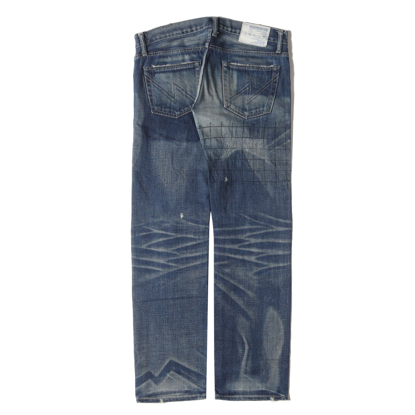 00s グリッド サベージ ナロー デニムパンツ(Grid Savage Narrow Denim / 14oz-PT)