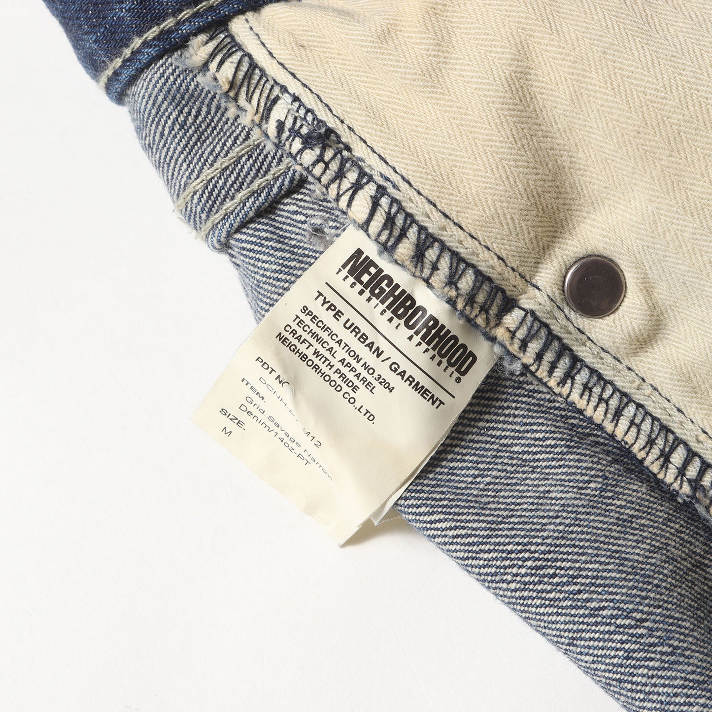 00s グリッド サベージ ナロー デニムパンツ(Grid Savage Narrow Denim / 14oz-PT)