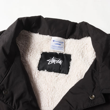 ×Champion ストックロゴ 裏ボア コーチジャケット