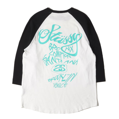 ワールドツアーロゴ 7分袖 ラグラン Tシャツ