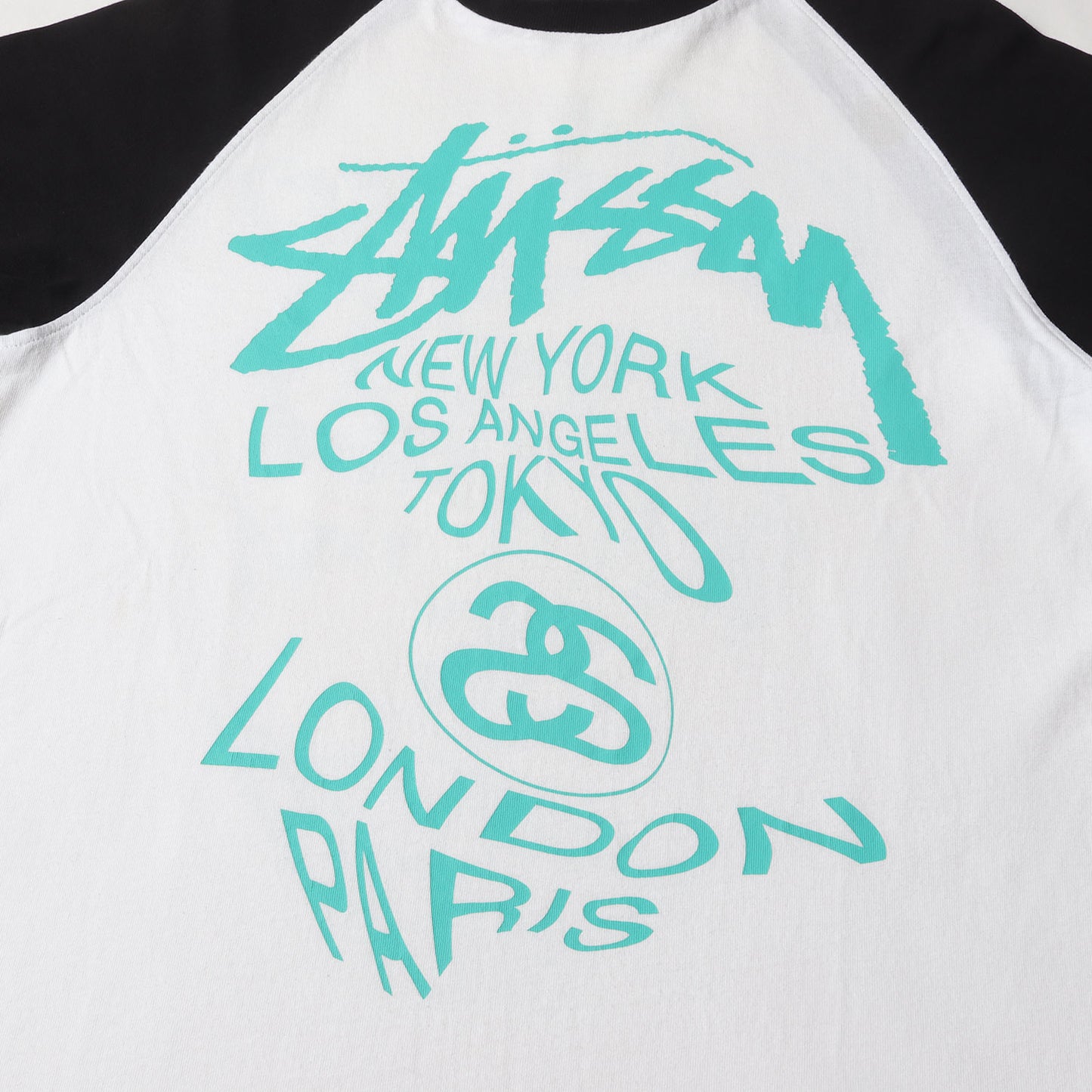 ワールドツアーロゴ 7分袖 ラグラン Tシャツ