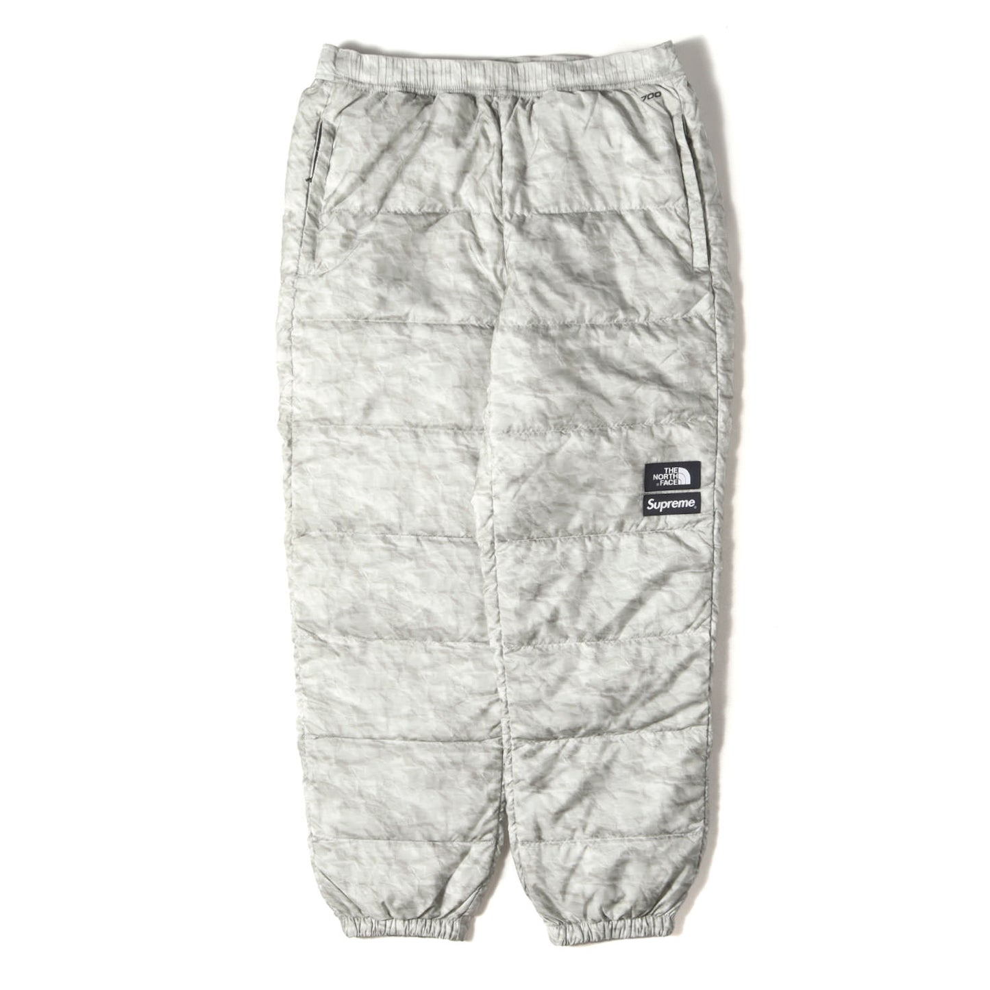 ×THE NORTH FACE ペーパープリント ヌプシ ダウンパンツ(Paper Print Nuptse Pant)