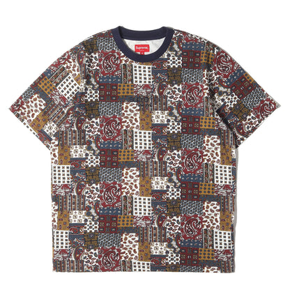クラシックロゴ ペイズリー パッチワーク Tシャツ(Patchwork Paisley S/S Top)