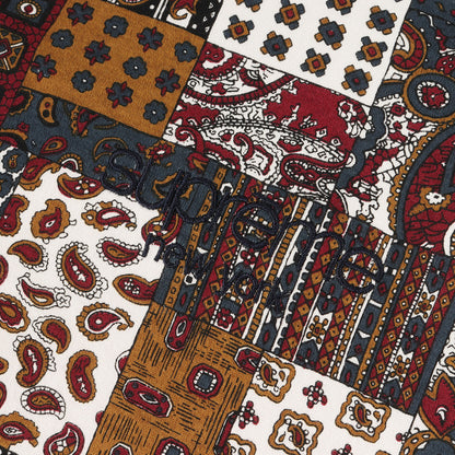 クラシックロゴ ペイズリー パッチワーク Tシャツ(Patchwork Paisley S/S Top)
