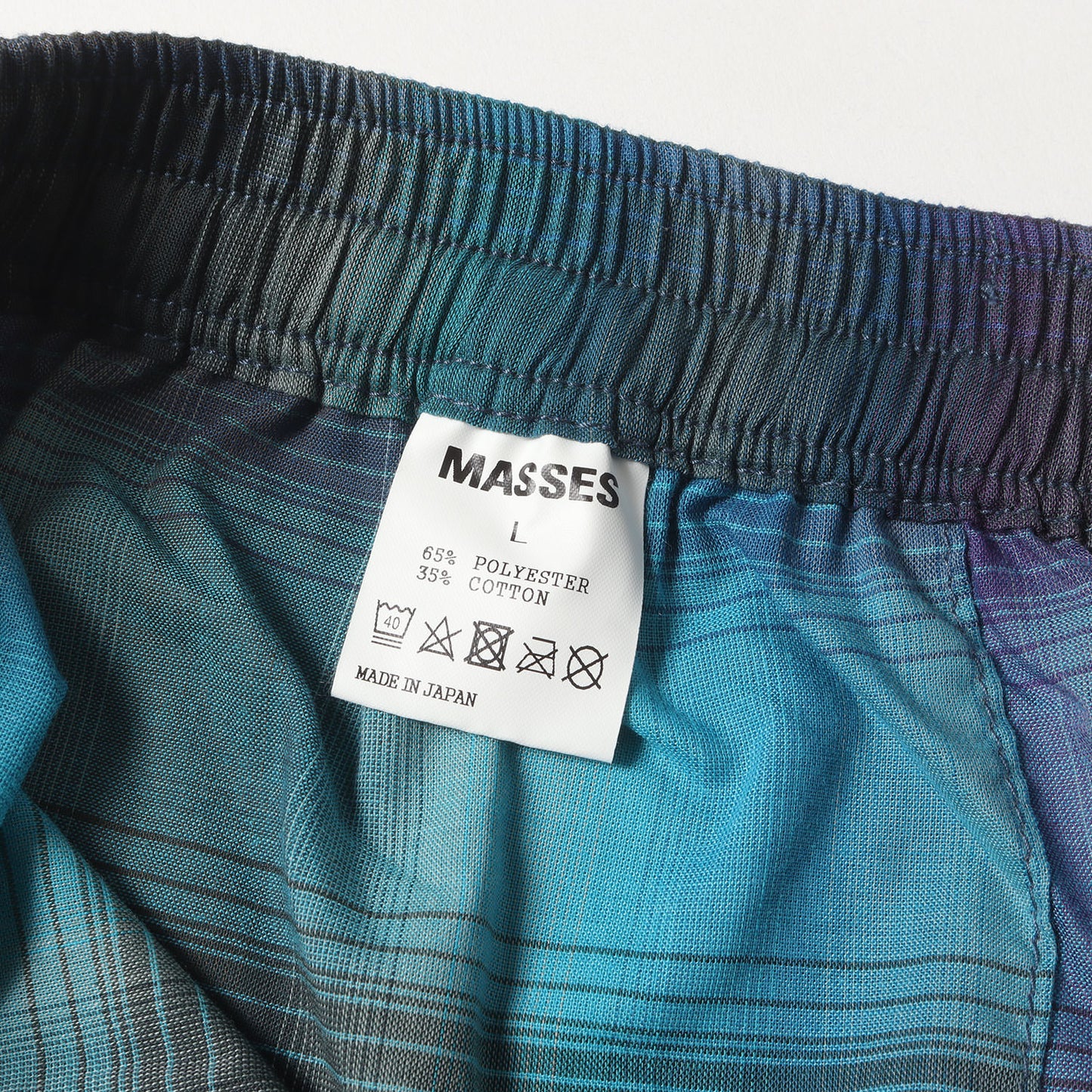 24SS シャドーチェック イージーショーツ(SHORTS SHADOW)