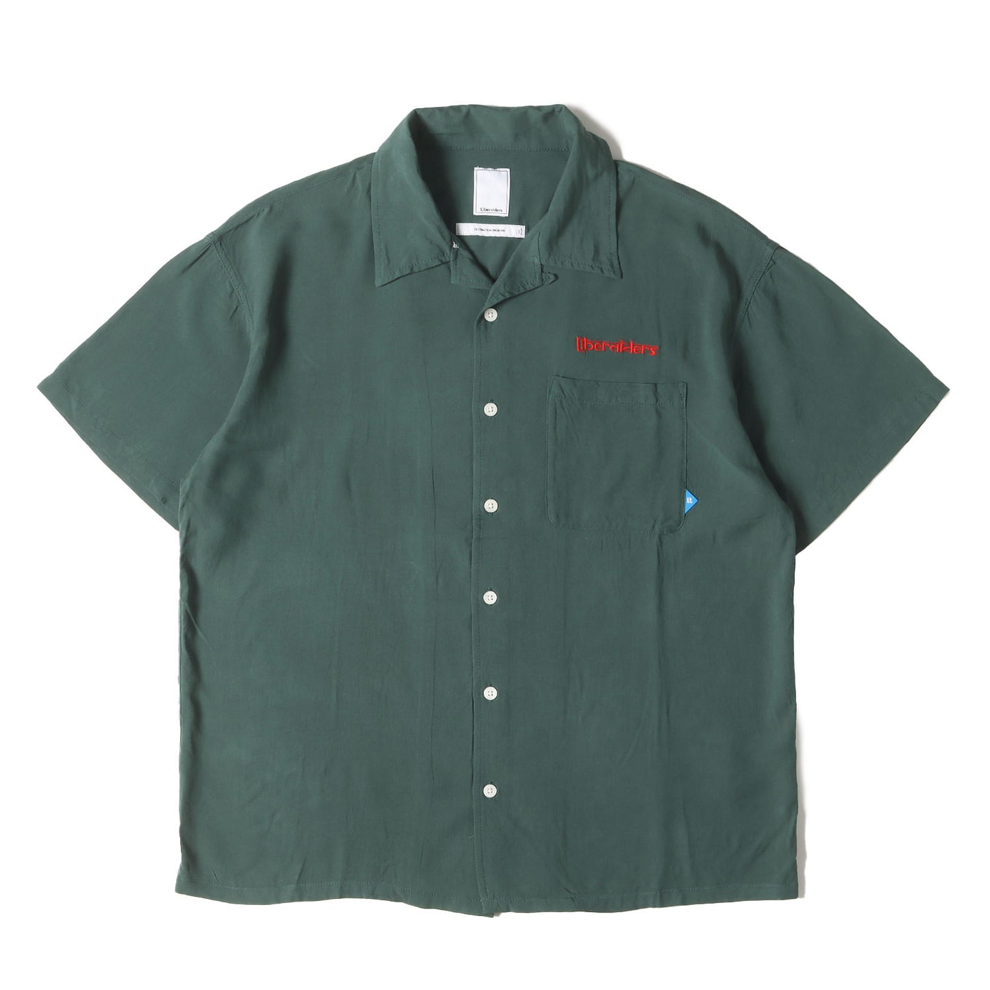 タクシー刺繍 オープンカラー レーヨン 半袖シャツ(CNG RICKSHAW RAYON S/S SHIRT)