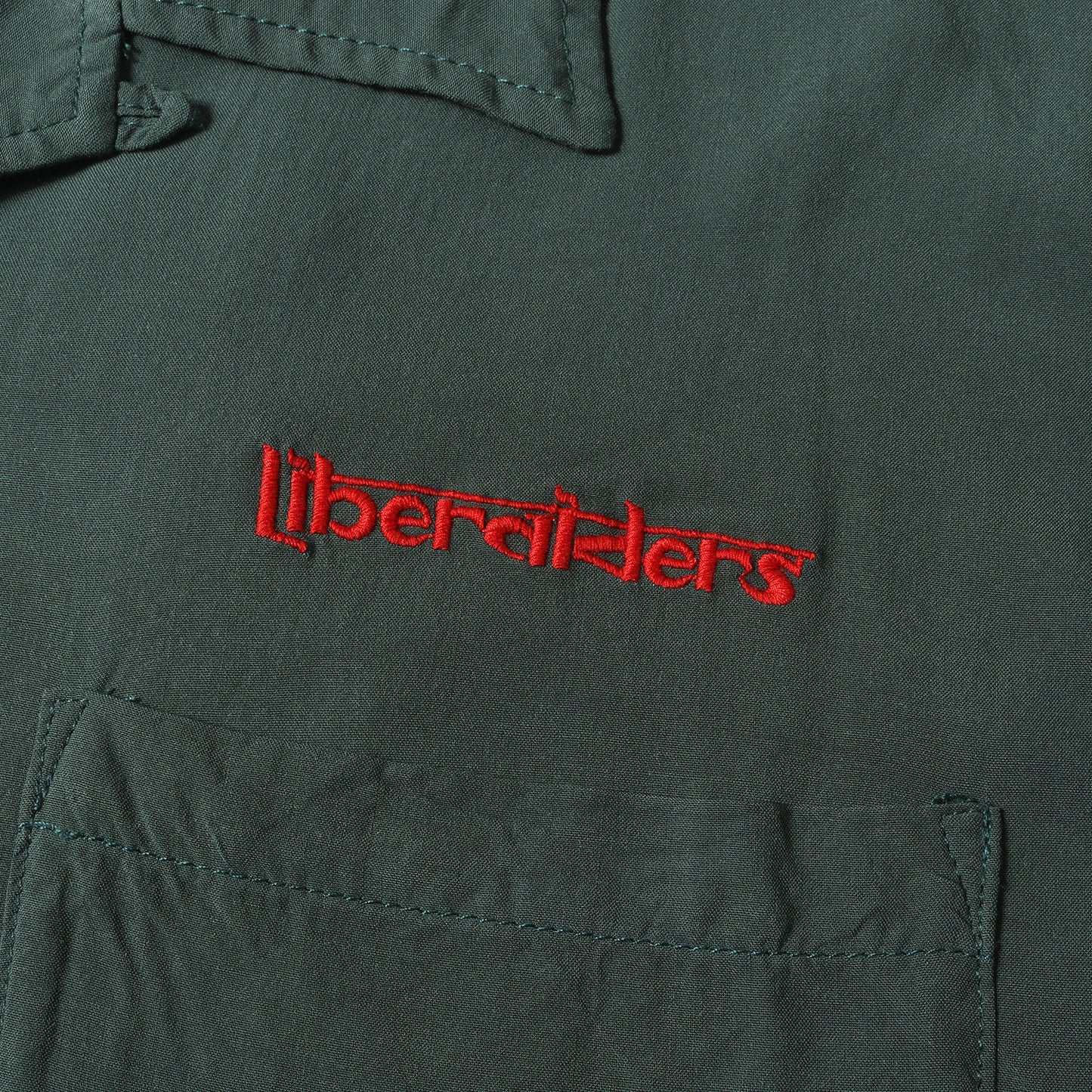 タクシー刺繍 オープンカラー レーヨン 半袖シャツ(CNG RICKSHAW RAYON S/S SHIRT)