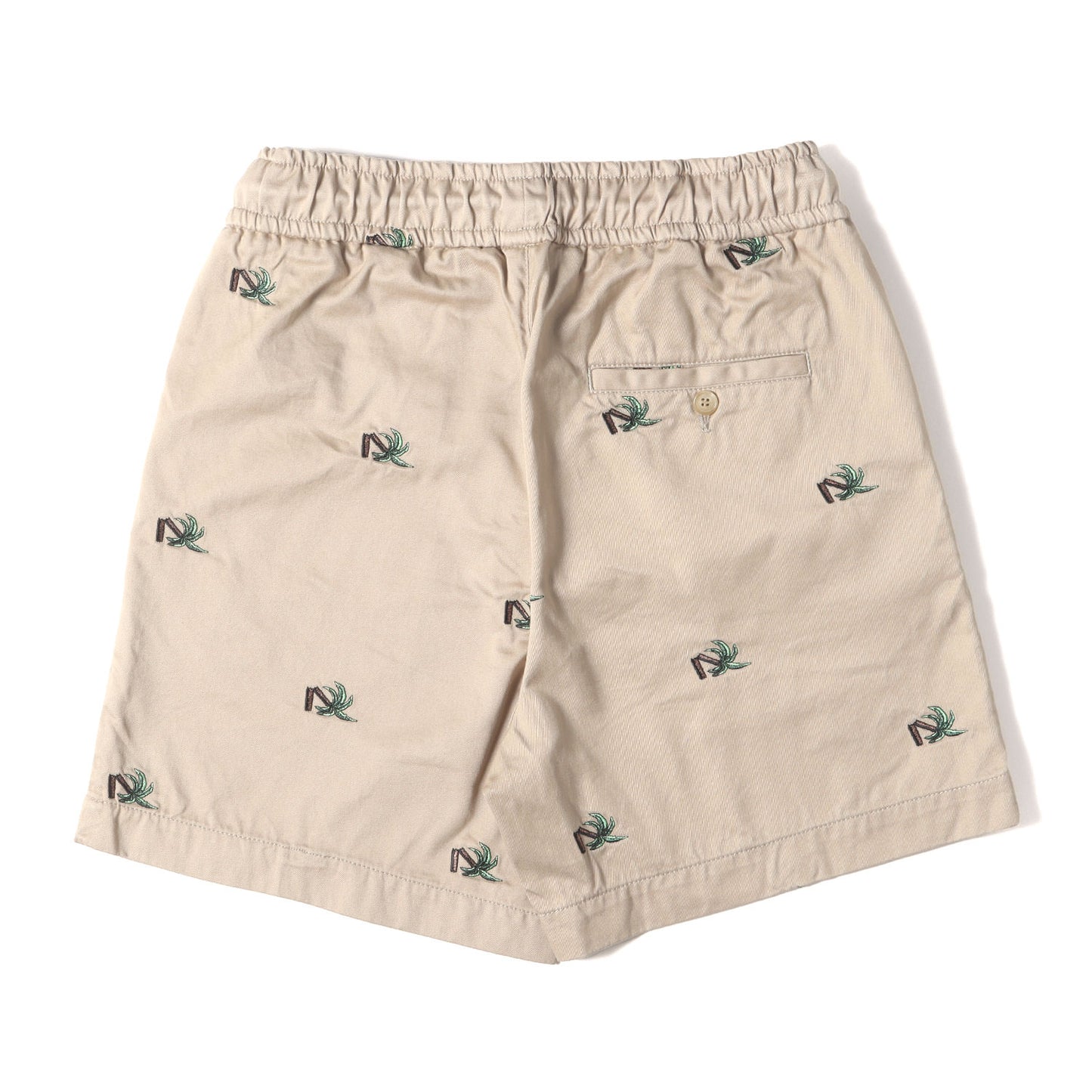 22SS パームツリー柄 ツイル イージーショーツ(Shorts With Embroidery)
