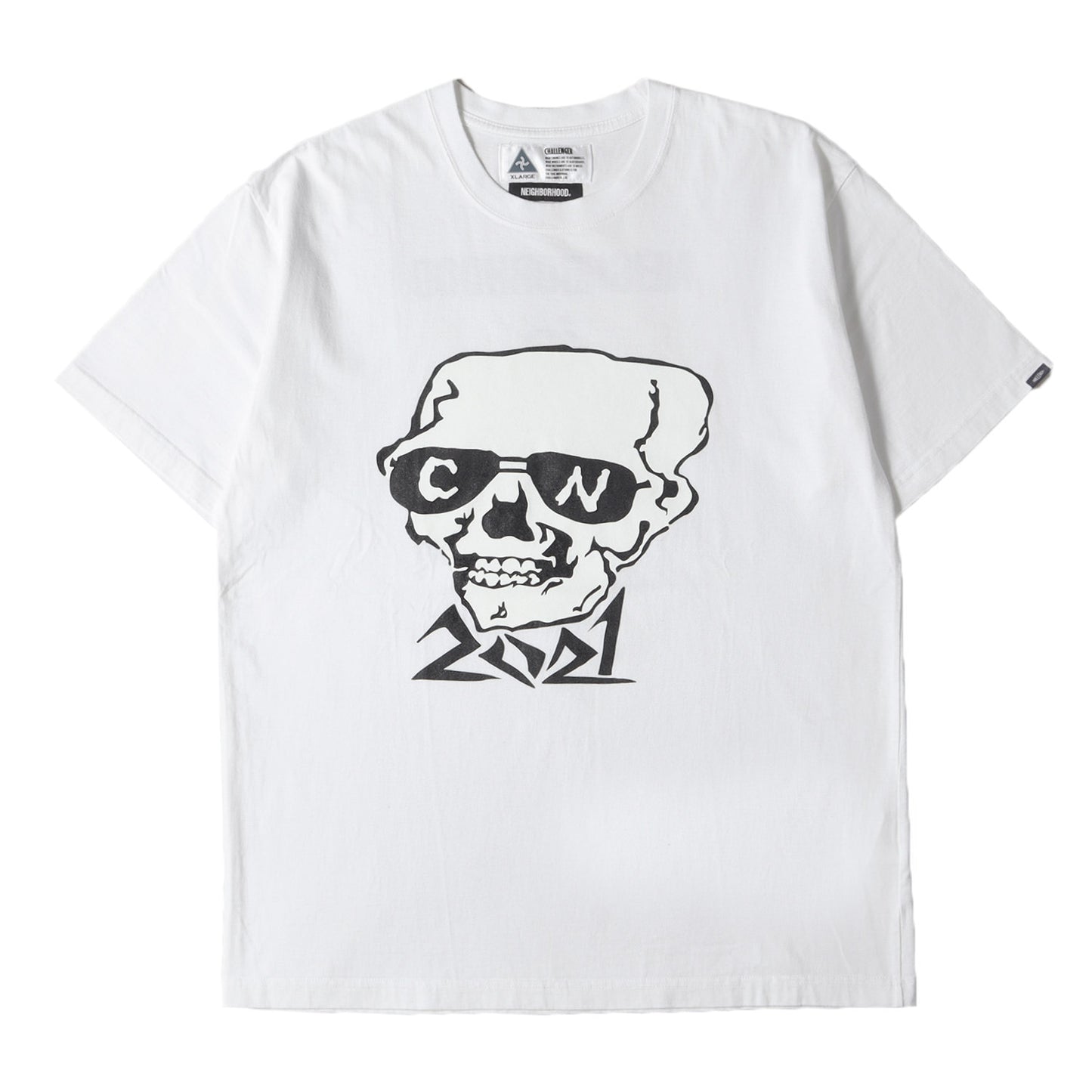 21AW ×NEIGHBORHOOD スカル グラフィック Tシャツ(2021 SKULL TEE)