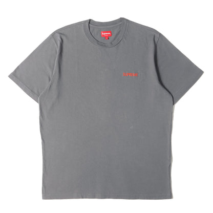 22AW ブランドロゴ ウォッシュド Tシャツ(Washed Capital S/S Top)