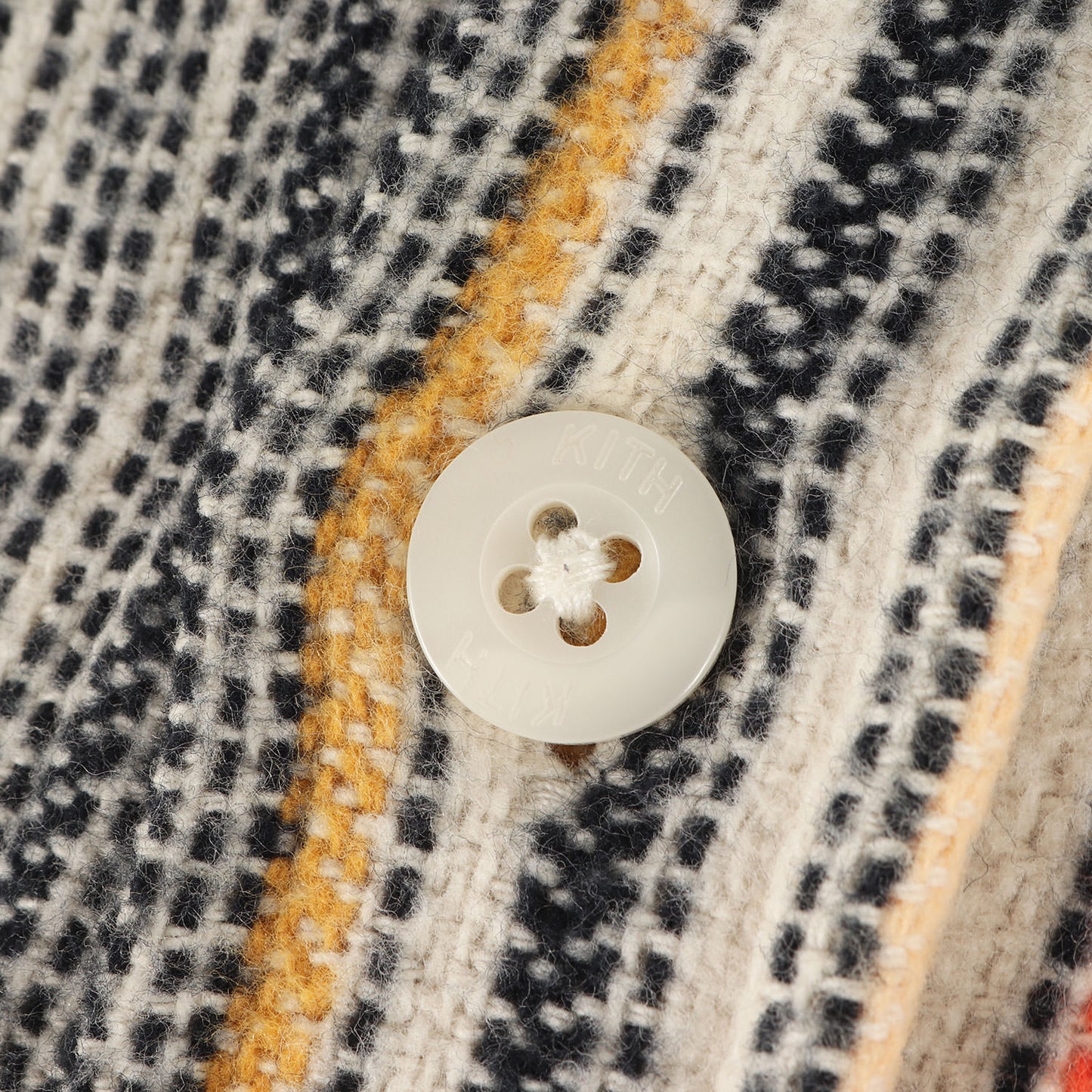 23AW マルチストライプ オーバーシャツ(Multi Stripe L/S Boxy Collared Overshirt)
